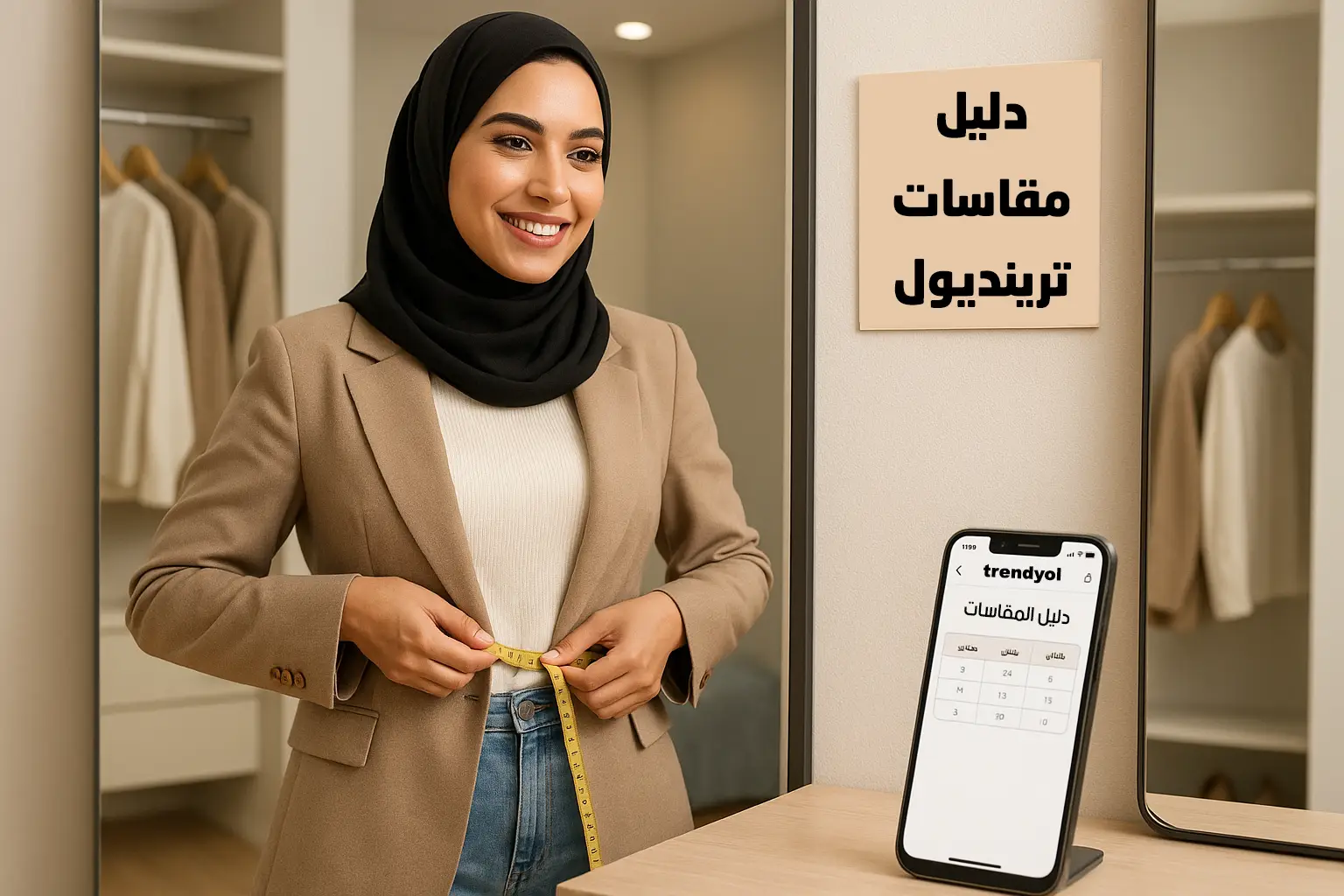 دليل مقاسات ترينديول كيف تختار مقاسك الصحيح للملابس والأحذية؟
