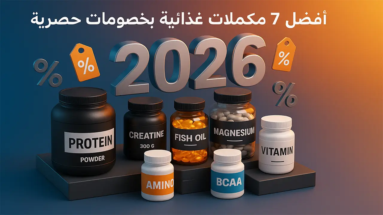 أفضل 7 مكملات غذائية بخصومات حصرية1